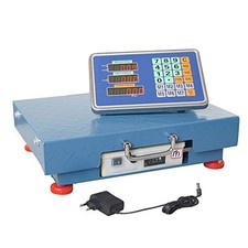 KATSU Bilancia a Piattaforma Industriale 100kg /10g Elettronica Ricaricabile Bil
