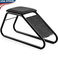 Shoe Fitting Stool Stainless Steel Padded Bench Anti-Tilt Safe Modern Design New
