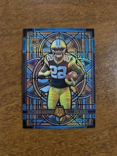 ✨2025 Panini Mosaic Matthew Golden Stained Glass Case Hit SSP Packers Rookie #10