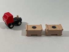 BRIO 33524 Flatbed Cargo Containers Wooden Railway Truck Train Replacement Parts