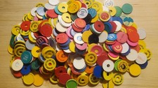 Einkaufswagen Chips - EKW - Korbchip - verschiedene Korbchips - 4x Plastik Chips