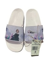 NEW Adidas Disney Frozen Adilette Slides Big Kids Size 3 Cute  Comfortable
