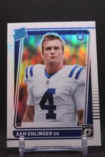 Sam Ehlinger #246 2021 Donruss Optic Holo Variation Colts RC Rookie