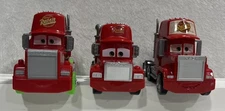 Disney Pixar Cars Lightning McQueen Mack Truck Cab Plastic - Lot of 3