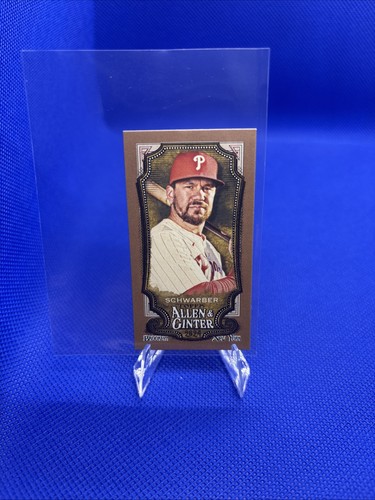 Topps Allen & Ginter 2024 Kyle Schwarber Mini GOLD border 306. Phillies - Picture 1 of 3