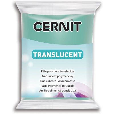 Cernit 6x Translucent 56g, Smaragdgrün - Smaragdgrün| CE0920056620C