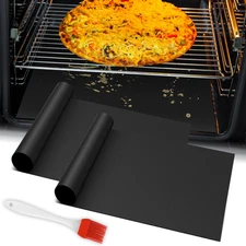 2-Pack Oven Liners – Heavy Duty Non-Stick Mats for Electric, Gas, Toaster Ovens