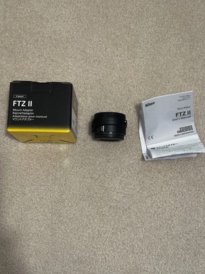Nikon FTZ II Mount Adapter pre-owned in Box