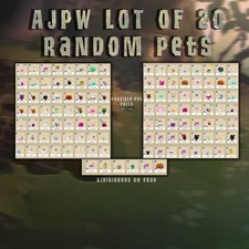 Animal Jam Play Wild AJPW 20 Random Pets Lot - Read Description
