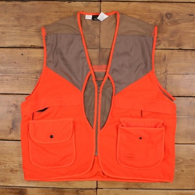 Redhead Jagdweste 2XL Herren 00s Orange Polyester Mesh Outdoor Gear Gilet