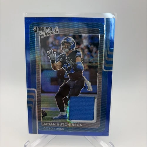 2025 Donruss Optic Aidan Hutchinson Neon Blue (RAW)