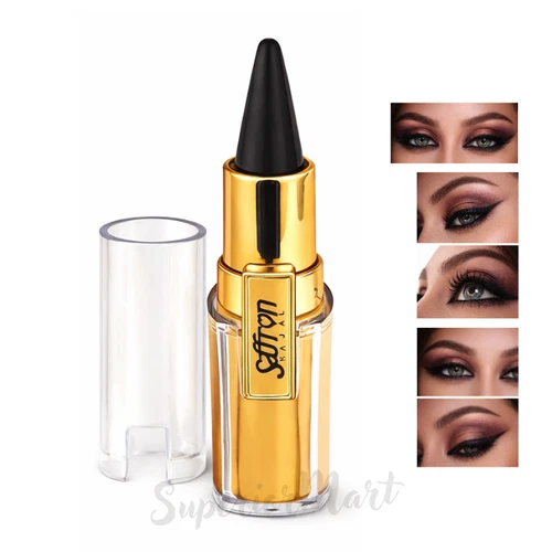 Kajal Eyeliner Black Bold Smokey Eye Look by Saffron LONDON - Picture 1 of 1