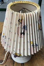 Vintage 80's Walt Disney Baby Mickey Minnie Mouse Lamp  Nite Light, Shade WORKS