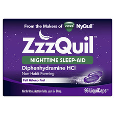 Vicks ZzzQuil Nighttime Sleep Aid LiquiCaps Fast Acting  (96 LiquiCaps )