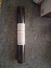 FUNKAKA Red HTV Heat Transfer Vinyl Rolls, Glossy Black Iron on...