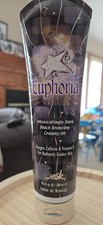 Euphoria Dark Intoxicatingly Black Bronzing Creamy Oil Tanning Bed Lotion New