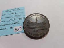 V49 Great Britain 1812 Birmingham Workhouse 1 Penny Token DAVIS-38