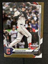 Chase DeLauter RC Opening Day 2 HRs 2026 MLB Topps NOW - Card 12 Gold Foil 13/50