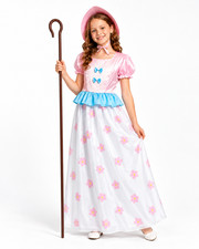 Little Bo Peep Dress Up Book Week Halloween Girls Costume