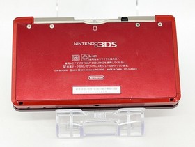 B1703 Nintendo 3DS console Flare Red Japan w/pen fx