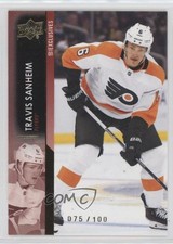 2021-22 Upper Deck Series 2 UD Exclusives 75/100 Travis Sanheim #384 0nn