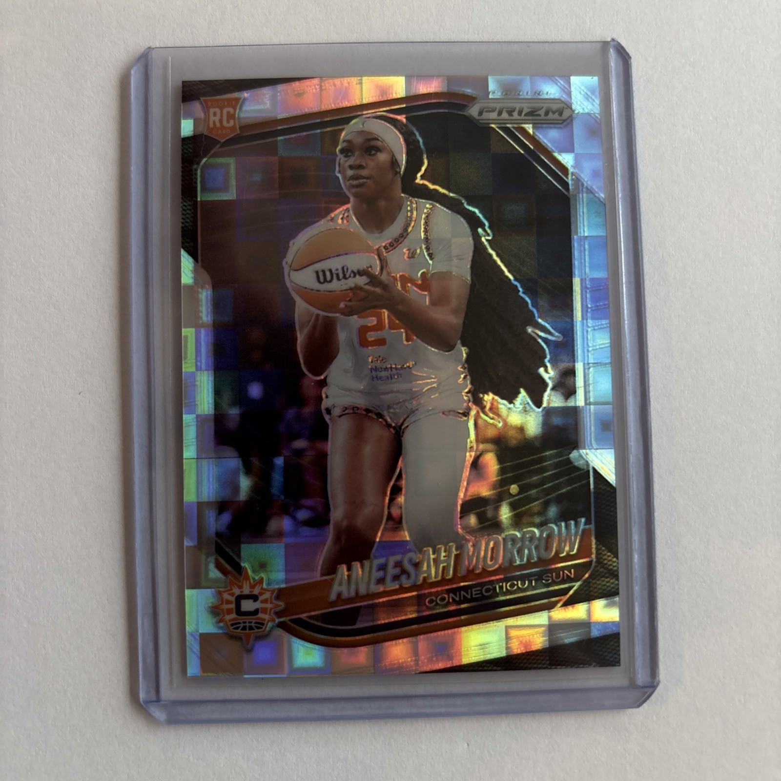 2025 Panini Prizm WNBA Aneesah Morrow #79 Rookie RC Sun Pandora