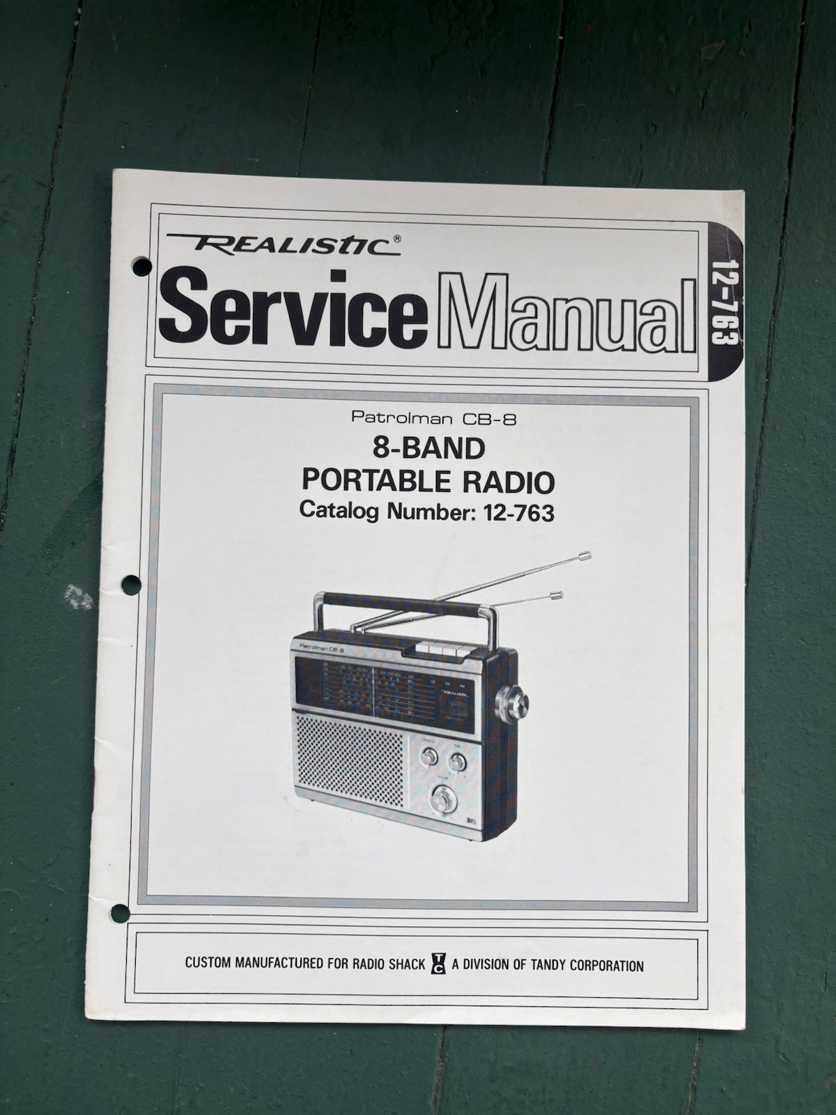 ORIGINAL Service Manual Realistic PATROLMAN CB-8 8-BAND PORTABLE RADIO - JAPAN