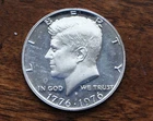 1976-S PROOF UNCIRCULATED KENNEDY 40% SILVER HALF DOLLAR - FREE SHIP (JFK76S09)