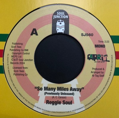 Reggie Soul - So Many Miles Away / Groovy Thang (7'', Single) (Mint (M)) - 373159