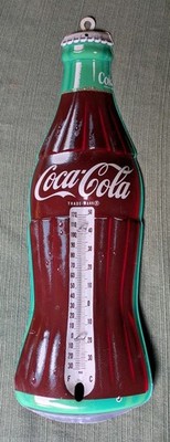 Vintage 1950s Coca Cola 16'' Thermometer Plate Donasco USA (Missing Thermometer)