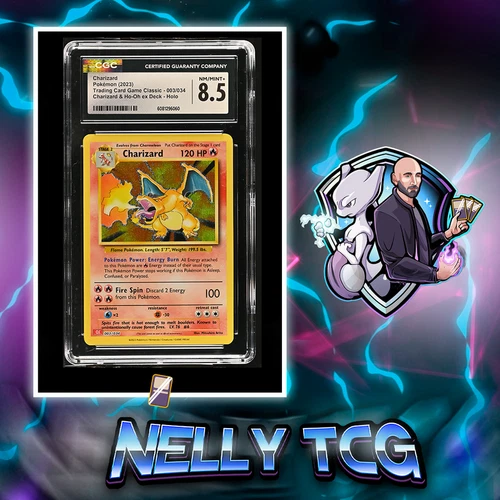 2023 Pokemon Trading Card Game Classic - Charizard #003/034 CGC 8.5 NM/Mint+