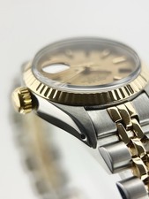 Rolex Datejust Tiffany Dial Gold Steel Champagne Dial 26mm Automatic Watch 6917 5