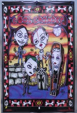 1999 Coal Chamber Nu Metal Band Vintage Poster 22x34 Scorpio Blue Grape P31