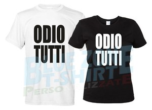 odio tutti maglietta