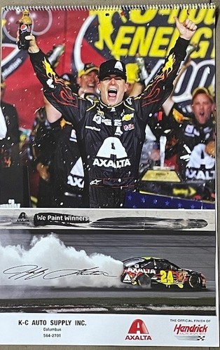 1998-2024 Jeff Gordon NASCAR Calendar 14" x 22" DuPont Axalta Perform Coatings - Picture 71 of 202
