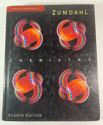 Chemistry by Zumdahl Instructor's Annotated Edition 1997 Houghton Mif 0669417963