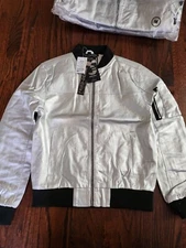 Fried Denim Jacket Men’s jacket silver gray New with tag