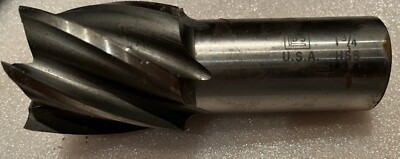 1-3/4'' HSS 6 FLUTE S.E. MILL, 2'' F/L, 1-1/4'' SHANK, BROWN & SHARPE, USA, NEW