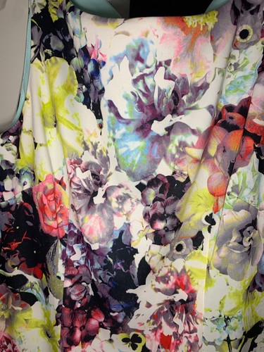 TAHARI ASL Floral Print Sleeveless Sheath Dress SIZE 10 $128 - Picture 5 of 9