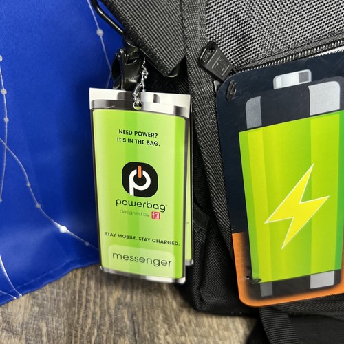 NEW Ful Powerbag Charging Laptop Messenger Bag Handle Shoulder Strap RFAP-0080F - 第 2/10 張圖片