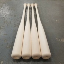 4- GAME READY 33" AP5 Model Wood Baseball Maple Blem Bats CUPPED