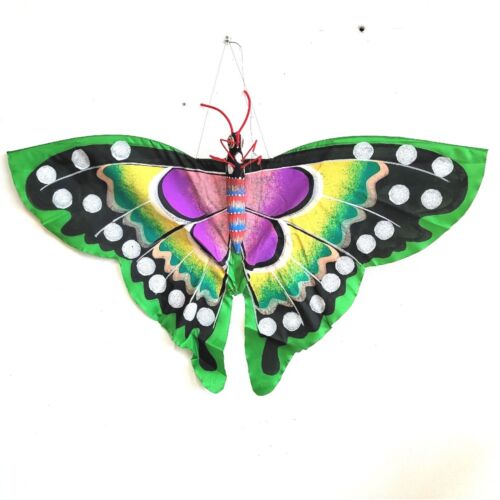 Original balinesischer Flugdrache / Schmetterling grün - Bild 1 von 5