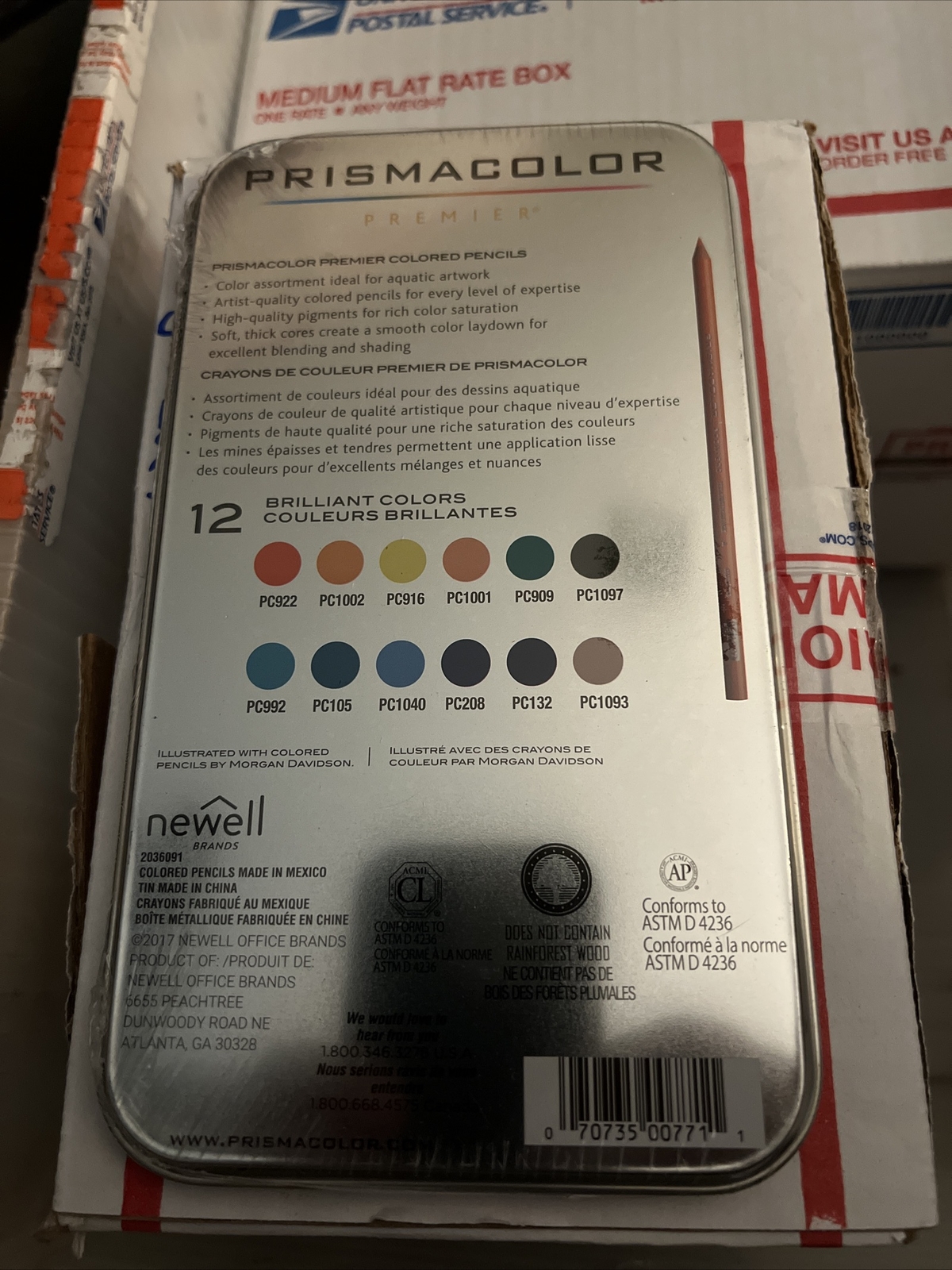 Prismacolor Premier 12 Count Colored Pencils Under The Sea Set Aquatic Colors