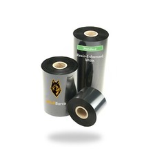 12 Rolls 4.33 x 1476/110mmx450m Resin-Enhanced Wax Thermal Transfer Ribbon Zebra