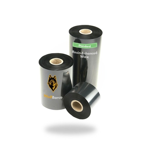 12 Rolls 4.33 x 1476/110mmx450m Resin-Enhanced Wax Thermal Transfer Ribbon Zebra - 第 1/7 張圖片