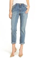 Current Elliott Jeans THE Fling Quilted Ankle Relaxed Skinny SZ 26 New