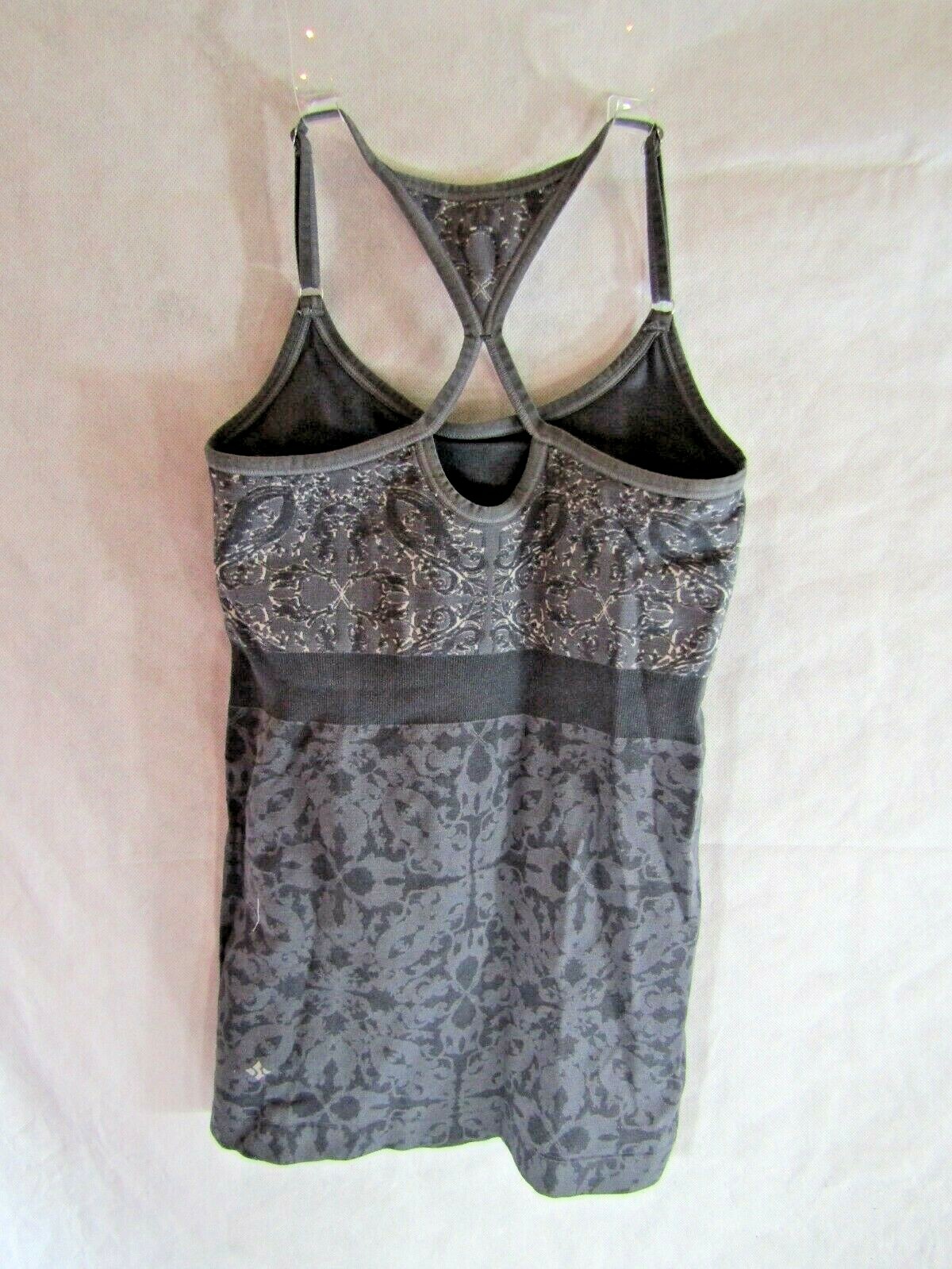 NUX Equilibrium Gray Abstract Pattern Racerback F… - image 5