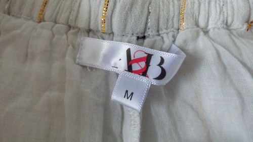 Bohemian Shorts Stars Embroidered White Tassel Beach America Beyond Size M - Picture 2 of 9