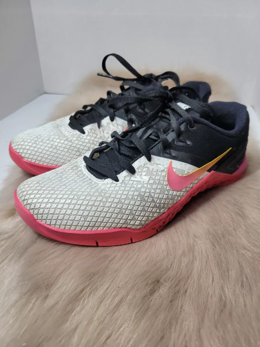 Nike Metcon XD Women&#039;s Athletic Training White Black Pink Size 8 | eBay