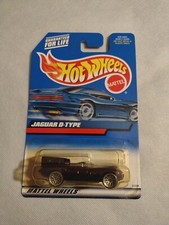 2000 Hot Wheels #180 Jaguar D-Type 25389 Metallic Plum Mattel LW Wheels China